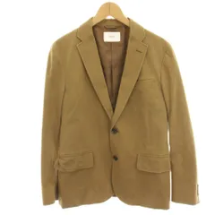 インヘリット INHERIT テーラードジャケット シングル ブレザー 2B S 茶 ブラウン /HN