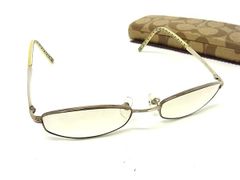 ■Excellent Condition■ COACH Signature Prescription Glasses Eyeglasses for Women and Men, Silver Tone DL4693
