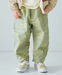《新品》p.premier 総柄ツイルバレルレッグパンツ 80 90 100 110 120サイズ 子供服 P221015