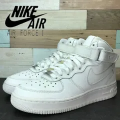 NIKE AIR FORCE 1 MID GS ナイキ エア フォース1 07 ミッドカット GS 23cm ホワイト 白 レディース スニーカー 314195-113 U11189