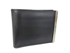 Calvin Klein カルバンクライン レザー 二つ折り 財布 ウォレット 札入れ 小銭入れ カード入れ メンズ ブラック系 DL7534