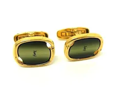 YVESSAINTLAURENT イヴサンローラン ヴィンテージ カフスボタン カフリンクス アクセサリー 紳士 ビジネス メンズ ゴールド系 DL7676
