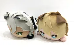 【小牧店】タグ付き　ツイステ　メガジャンボ寝そべりぬいぐるみ　ラギー・ジャック　2体セット 【T710-3039】