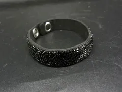 SWAROVSKI スワロフスキー クリスタル スエード ブレスレット アクセサリー レディース ブラック系 DL2566