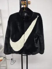 NIKE ビックスウォッシュ ファー ジャケット ブラック L