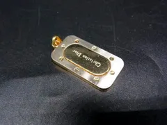 ■美品■ ChristianDior クリスチャンディオール ペンダントトップ ネックレストップ チャーム ゴールド系×シルバー系 DL2449