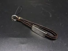 ■美品■ COLE HAAN コールハーン レザー ストラップ バッグチャーム レディース ブラウン系×シルバー系 DL2453