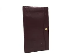 GOLD PFEIL ゴールドファイル レザー 二つ折り 長財布 ウォレット 札入れ カード入れ メンズ レディース ボルドー系 DL9675のサムネイル