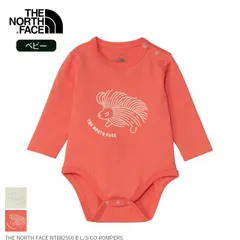 ザ・ノース・フェイス THE NORTH FACE NTB82550 B L/S CO ROMPERS ロングスリーブコットンロンパース ベビー NTB82550 長袖 オーガニックコットン 天竺素材 ドットボタン付き ヨセミテ動物プリント 出産祝い ギフト 