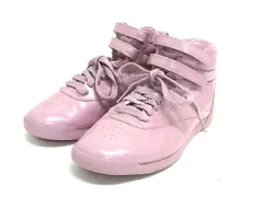Reebok リーボック パテントレザー ハイカット スニーカー 表記サイズ 23cm 靴 シューズ レディース ピンク系 DL9783