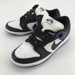 05w19155 ナイキ NIKE  SB DUNK LOW PRO  パープル/ブラック/ホワイト  25.5cm US7.5 UK6.5 ベトナム製 メンズ  スニーカー  BQ6817-500  【中古品】