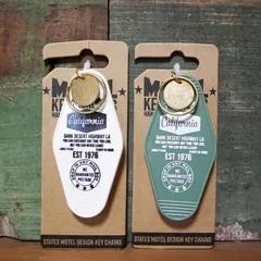 モーテル キーホルダー カリフォルニア MOTEL KEY CHAIN CALIFORNIA