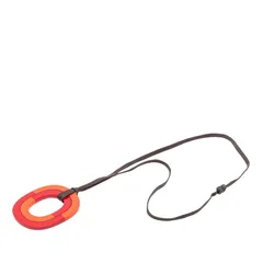 エルメス イスムGM レッド オレンジ ブラウン バッファローホーン ファブリック レディース HERMES【1-0253022】