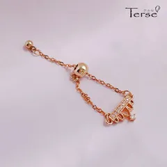 クラウン チェーンリング CZ ダイヤ キュービックジルコニア スライド サイズフリー お洒落 華やか レディース プレゼント バレンタイン ギフト 2026 春 卒業式 入学式 パーティー 上品 アクセサリー 指輪