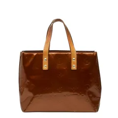 ルイ ヴィトン モノグラム ヴェルニ リードPM M91146 ブロンズ ブラウン パテントレザー レディース LOUIS VUITTON【1-0253854】