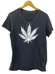 lucien pellat-finet (ルシアンペラフィネ) イタリア製 スタッズ×スワロ S/S 半袖 カットソー Tシャツ M グレー ウィメンズ/028のサムネイル