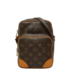 ルイ ヴィトン モノグラム アマゾン 斜め掛け ショルダーバッグ M45236 ブラウン PVC レザー レディース LOUIS VUITTON【1-0254229】