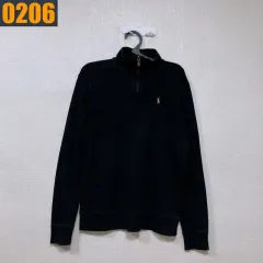 POLO ポロ ラルフローレン ネイビー ハーフジップ スウェット