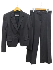 SPORTMAX  (スポーツマックス) パンツスーツ セットアップ テーラードジャケット ウール 肩パッド付 44 グレー レディース/028