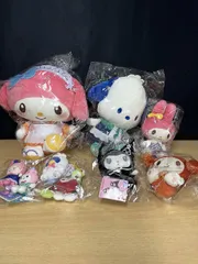 【現状品】 サンリオ ぬいぐるみ マイメロディ/クロミ/ポチャッコ など タグ付 まとめ ★