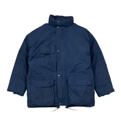 80s 90s エディーバウアー ゴアテックス ダウン ジャケット ネイビー サイズ L