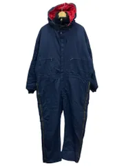 Wear Guard オールインワン ジャンプスーツ つなぎ USA製 90S 五角形TALON 中綿 裏地キルティング 古着 ビンテージ XL ネイビー メンズ/045