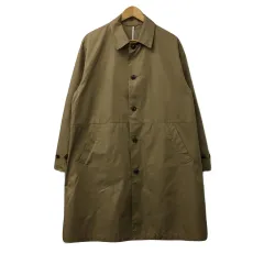 レイジブルー RAGEBLUE コート ステンカラー シングル ロング 無地 長袖 M ベージュ