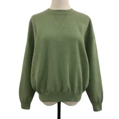 アーバンリサーチ URBAN RESEARCH ITEMS セーター ニット プルオーバー クルーネック 無地 長袖 Free 緑 グリーン
