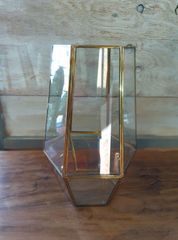 バリ島絵画 風景図 キャンバス 細密 ハンドメイド オリジナル木彫額縁