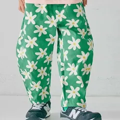 《新品》p.premier 総柄ツイルバレルレッグパンツ 80 110サイズ 子供服 P221015