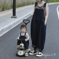 ★親子ペア可★ オーバーオール ルーズ カジュアル　s-2040