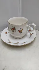 ◆HOYA カップ＆ソーサー　1客　金彩