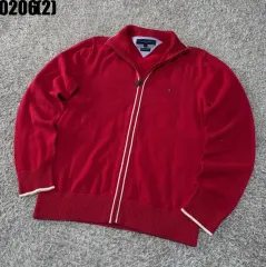 トミーヒルフィガー ニット ジップアップ