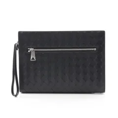 ボッテガヴェネタ BOTTEGA VENETA セカンドバッグ クラッチバッグ イントレチャート スモール バッグ 693675V2E418803 ブラック レザー クラッチバッグ メンズ 新品