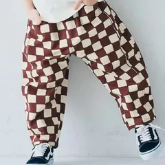 《新品》p.premier 総柄ツイルバレルレッグパンツ 80 90 100 110サイズ 子供服 P221015