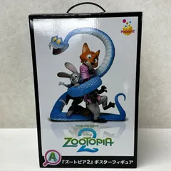 Happyくじ Zootopia 2 ズートピア2 ポスターフィギュア  未開封品 smgdis094122