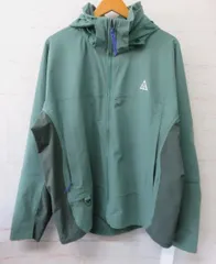 【中古】NIKE ACG ﾅｲｷｴｰｼｰｼﾞｰ SUN FARER JKT ﾅｲﾛﾝｼﾞｬｹｯﾄ ﾌｰﾃﾞｨｰ ﾌﾙｼﾞｯﾌﾟ DH3104-361 ｸﾞﾘｰﾝ XL 991903918