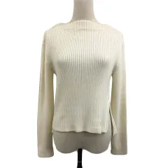 ガリャルダガランテ GALLARDAGALANTE セーター ニット プルオーバー ハイネック ウール 長袖 F 白 ホワイト