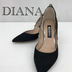 DIANA ダイアナ パンプス　ピンヒール　ブラック 24 ブラック  レディース 靴