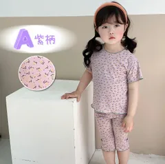 特価処理 女の子 パジャマ ガールズ 半袖 通気性 ナチュラル 伸縮性抜群 子供 夏用キッズパジャマ 上下セット 夏 水玉 パジャマ 冷感 子供服 部屋着 寝間着 ルームウェア 150cm
