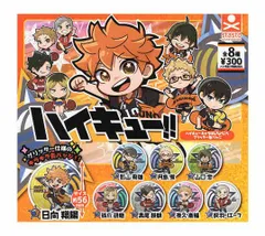ハイキュー！！ キャラばんちょうこうグリッター缶バッジ 全8種セット