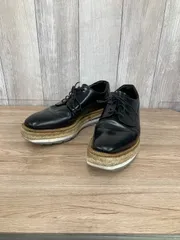 PRADA プラダ　レザーシューズ ブラック 2EG011 10 平塚店　衣料品　　Ｄ-30