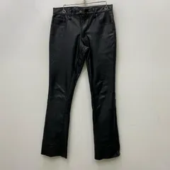 【加古川店】 中古 mnml | ミニマル パンツ フェイクレザー フレア ブラック 【107】