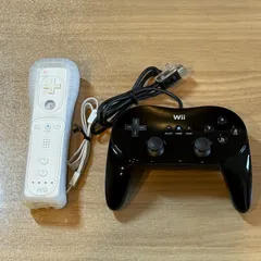 2-036 Wii リモコン ホワイト＆Wii クラシックコントローラ ブラック 2個 セット販売