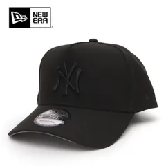 ニューエラ【ＮＥＷ ＥＲＡ】60587062 9FORTY A-Frame New York Yankees ニューヨーク・ヤンキース スナップバック サイズ調整可能 キャップ 帽子 ブラック/ブラック レディース メンズ ユニセックス BLACK USモデル