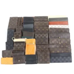 まとめ 45点 セット ルイヴィトン モノグラム ダミエ エピ レザー 長財布 二つ折り ウォレット キーケース EE DK1-1【中古】