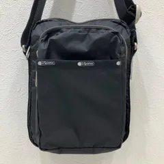 9105　LeSportsac　レスポートサック　 ショルダーバッグ　斜めがけ　紐調節可能　 エッセンシャル　ブラック系　黒　ナイロン　 軽量　レディース