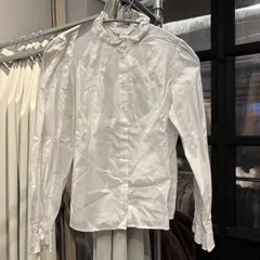 【東あずま店　併売品】　Agnesb アニエスベー  ホワイト 白 White ブラウス シャツ トップス　レディース　blouse　shirt　Tops　ladies　お呼ばれ　デート　オフィスカジュアル　食事会　可愛い　お出かけ　上品