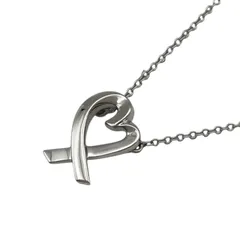 ティファニー TIFFANY＆CO ラビングハートネックレス プラチナ Pt950 ジュエリー