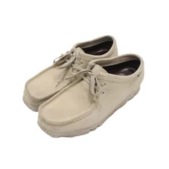 【中古B】Clarks クラークス × BEAMS ビームス 26.5cm メンズ Wallabee Boot GTX ワラビーブーツ サンドスエード ゴアテックス 261516387085 ベージュ 中古B 古着